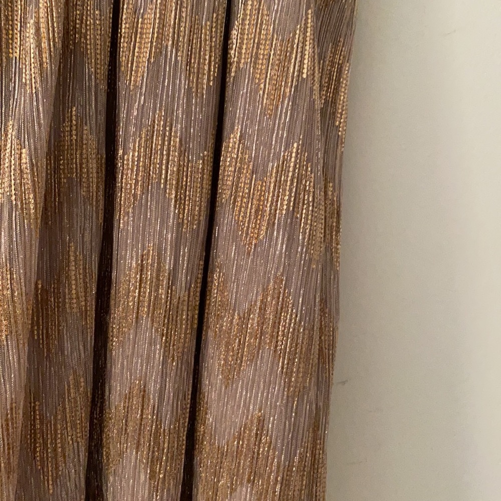 INC | Tie neck Metallic shimmer Halter Top - Picture 7 of 15